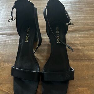Chase + Chloe Black Women's Sandals
